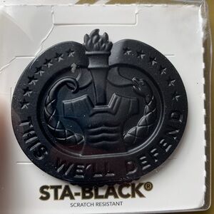 New US ARMY Drill Sergeant Identification Badge IRA GREEN STA-BLACK